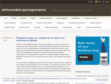 Tablet Screenshot of elrincondelcojociegomanco.wordpress.com