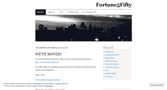 Desktop Screenshot of fortune5fifty.wordpress.com