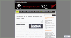 Desktop Screenshot of anarquismoq.wordpress.com