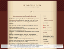 Tablet Screenshot of dreadfulpenny.wordpress.com