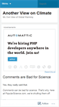 Mobile Screenshot of anotherviewonclimate.wordpress.com
