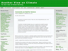 Tablet Screenshot of anotherviewonclimate.wordpress.com