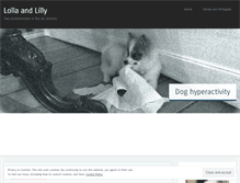 Tablet Screenshot of lillyandlolla.wordpress.com