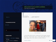 Tablet Screenshot of ameharome.wordpress.com