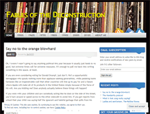 Tablet Screenshot of fablesofthedeconstruction.wordpress.com
