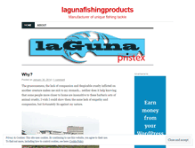 Tablet Screenshot of lagunafishingproducts.wordpress.com