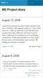 Mobile Screenshot of mybeproject.wordpress.com