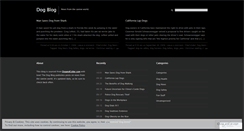 Desktop Screenshot of dogandcollar.wordpress.com