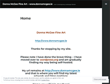 Tablet Screenshot of donnamcgee.wordpress.com