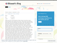 Tablet Screenshot of bibaaah.wordpress.com