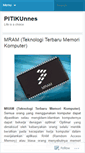 Mobile Screenshot of pitikunnes.wordpress.com