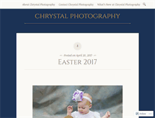 Tablet Screenshot of chrystalphotography.wordpress.com