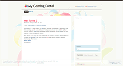 Desktop Screenshot of mygamingportal.wordpress.com