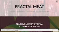 Desktop Screenshot of fractalmeat.wordpress.com