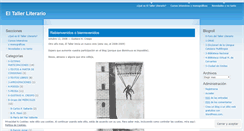 Desktop Screenshot of eltallerliterario.wordpress.com