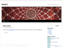 Tablet Screenshot of oldhairy.wordpress.com