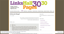 Desktop Screenshot of linkshall3030pages.wordpress.com