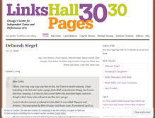 Tablet Screenshot of linkshall3030pages.wordpress.com