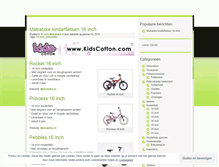 Tablet Screenshot of kinderfietsen.wordpress.com