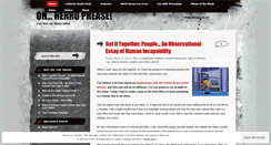 Desktop Screenshot of herroprease.wordpress.com