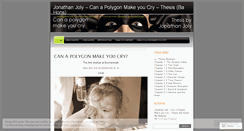 Desktop Screenshot of jonathanjoly.wordpress.com