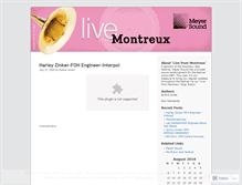 Tablet Screenshot of meyersoundmjf.wordpress.com