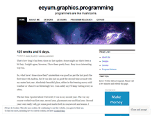 Tablet Screenshot of eeyum.wordpress.com