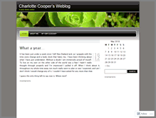 Tablet Screenshot of charlottecooper.wordpress.com