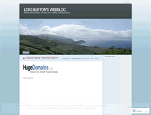 Tablet Screenshot of loriburton.wordpress.com