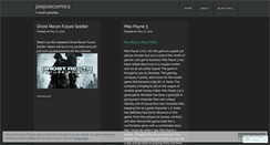 Desktop Screenshot of joejoecomics.wordpress.com