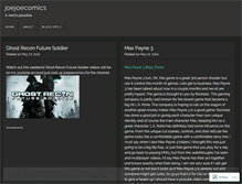 Tablet Screenshot of joejoecomics.wordpress.com