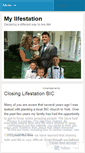 Mobile Screenshot of mylifestation.wordpress.com