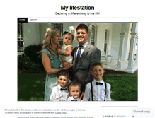 Tablet Screenshot of mylifestation.wordpress.com