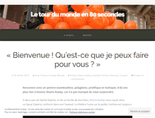 Tablet Screenshot of letourdumondeen80secondes.wordpress.com