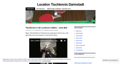 Desktop Screenshot of locationtischtennis.wordpress.com