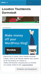 Mobile Screenshot of locationtischtennis.wordpress.com