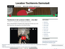 Tablet Screenshot of locationtischtennis.wordpress.com
