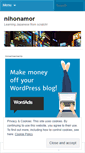 Mobile Screenshot of nihonamor.wordpress.com