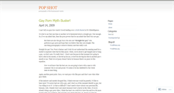Desktop Screenshot of popshot.wordpress.com