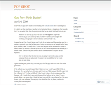Tablet Screenshot of popshot.wordpress.com