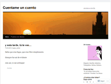 Tablet Screenshot of cuentameuncuentto.wordpress.com