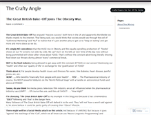 Tablet Screenshot of craftyangle.wordpress.com