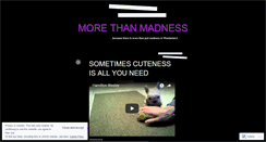 Desktop Screenshot of morethanmadness.wordpress.com