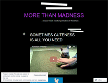 Tablet Screenshot of morethanmadness.wordpress.com