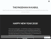 Tablet Screenshot of pageman.wordpress.com