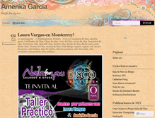 Tablet Screenshot of americagarcia.wordpress.com