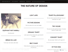 Tablet Screenshot of natureofdesign.wordpress.com