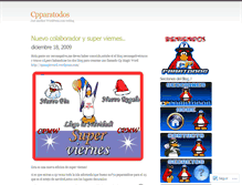 Tablet Screenshot of cpparatodos.wordpress.com