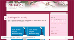 Desktop Screenshot of inspiredfashionography.wordpress.com