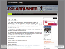 Tablet Screenshot of polarrunner.wordpress.com